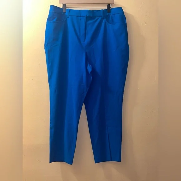 New York & Company Royal Blue Ankle Pants | Size 20 | NWT - Picture 1 of 3
